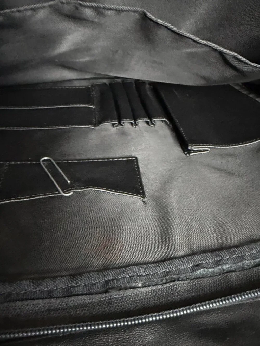 Black Leather Men's Business Bag Briefcase 💼